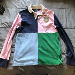 Ralph Lauren Multi-Colored Polo Long Sleeve